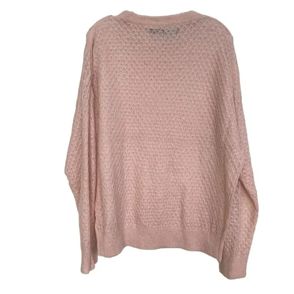 Urban Outfitters Standard Cloth Light Pink Peach Knit Sweater Medium NWOT - Picture 2 of 5